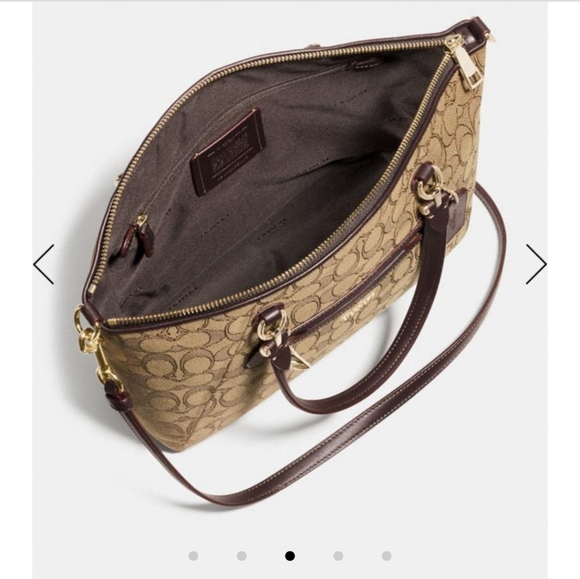 Coach Prairie Satchel In Signature Jacquard - Picture 2 of 10